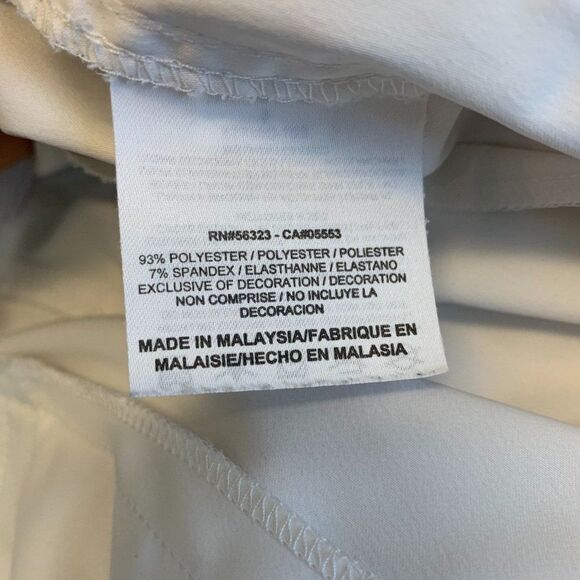 NIKE Golf Ivory White Shorts Sz 8 - Picture 6 of 7